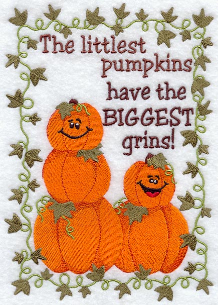 Littlest Pumpkins Have Biggest Grins