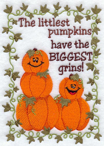 Littlest Pumpkins Have Biggest Grins