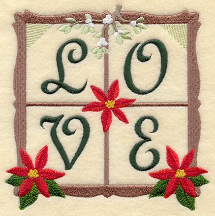 Love Christmas Spirit Square