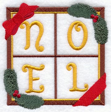 Noel Christmas Spirit Square