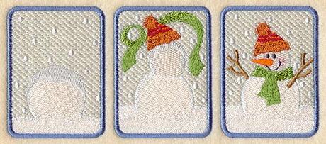 Snowman Under Construction