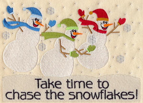 Take Time To Chase The Snowflakes
