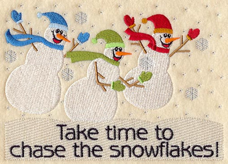 Take Time To Chase The Snowflakes