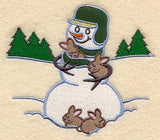 Snowman and Bunnies