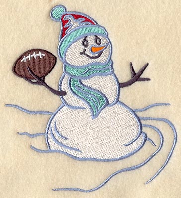 Football Snowman