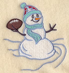 Football Snowman