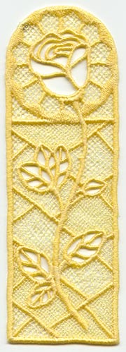 Rose Bookmark (Lace)