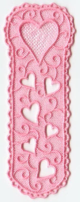 Heart Bookmark (Lace)