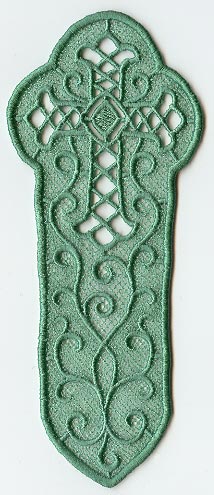 Cross Bookmark (Lace)
