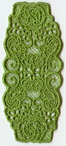 Floral Bookmark (Lace)