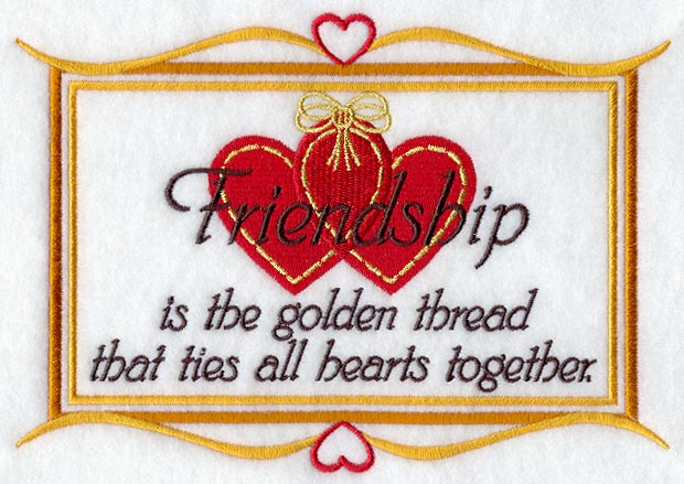 Friendship is the Golden Thread