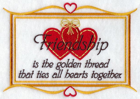 Friendship is the Golden Thread