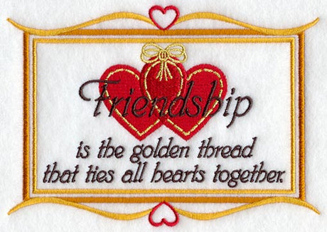 Friendship is the Golden Thread