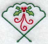 Christmas Holly Fan