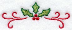 Christmas Holly Arch