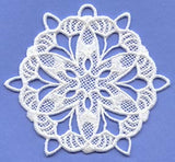 Poinsettia Snowflake (Lace)