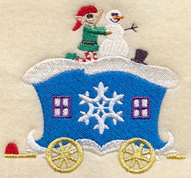North Pole Train - Snowflake Car