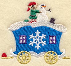 North Pole Train - Snowflake Car