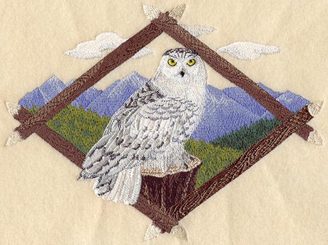 Winter Snowy Owl Diamond