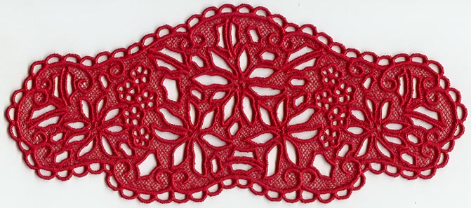 Poinsettia Spray (Lace)