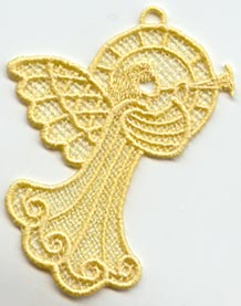 Angel and Trumpet (Lace)