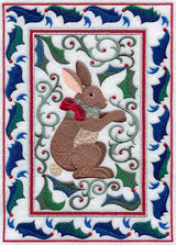 Victorian Christmas Rabbit