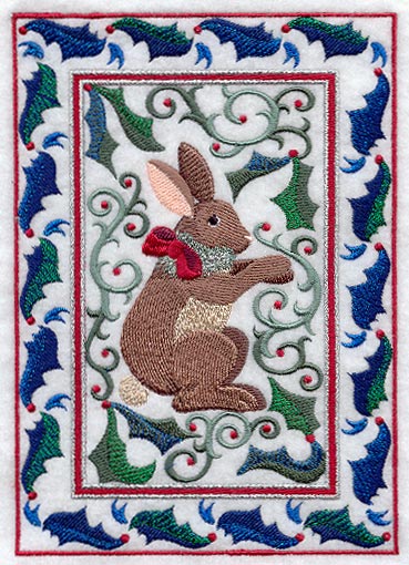 Victorian Christmas Rabbit
