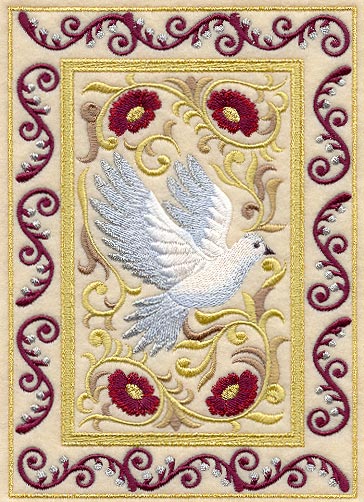 Victorian Christmas Dove