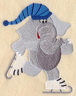Ice Skating Elephant