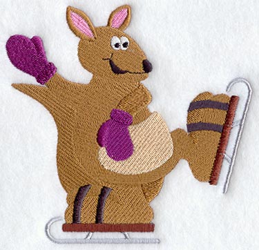 Ice Skating Kangaroo