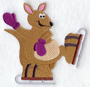 Ice Skating Kangaroo