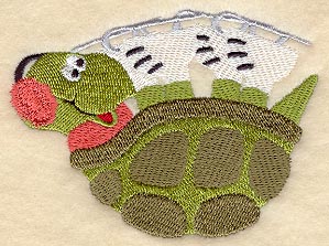 Ice Skating Turtle