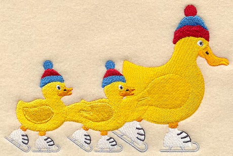 Ice Skating Ducks