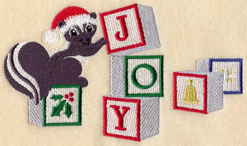 Decorating Skunk and Joy