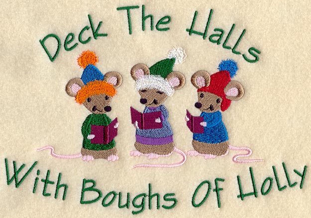 Deck the Halls Mice - Front