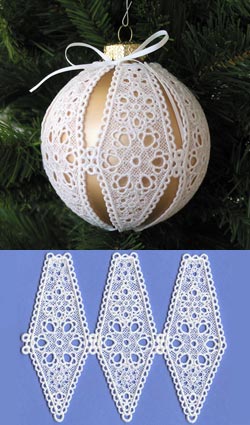 Floral Ornament Cover (Lace)