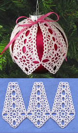 Crosslet Ornament Cover (Lace)