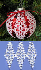 Shamrock Ornament Cover (Lace)