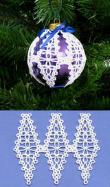 Shamrock Ornament Cover (Lace)