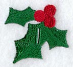Holly Buttonhole - 1/2 Inch