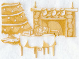 Waiting for Santa Scene (Toile)