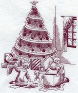 Christmas Morning Scene (Toile)