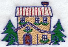 Kiddie Christmas Village House 1