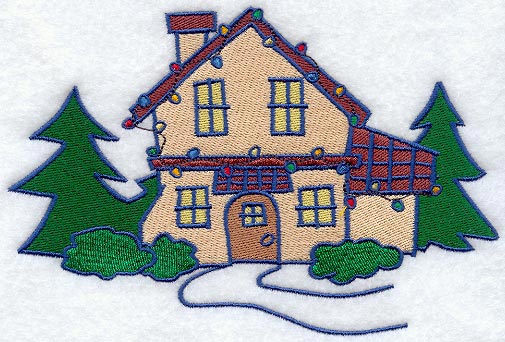 Kiddie Christmas Village House 2