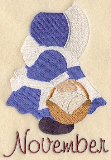 Sunbonnet Sue - November