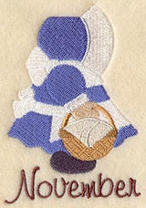 Sunbonnet Sue - November