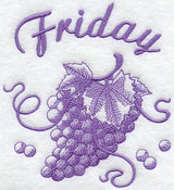 Friday - Grapes (Toile)