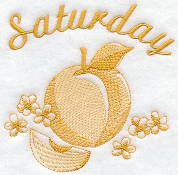 Saturday - Peach (Toile)