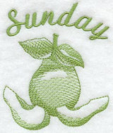 Sunday - Pear (Toile)