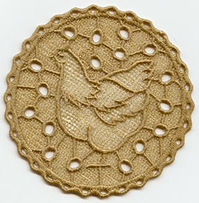 Hen Medallion (Lace)